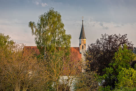 Gemeinde Reischach Landkreis Altötting Kirchhaunberg Kirche Sankt Kolomann (Dirschl Johann) Deutschland AÖ